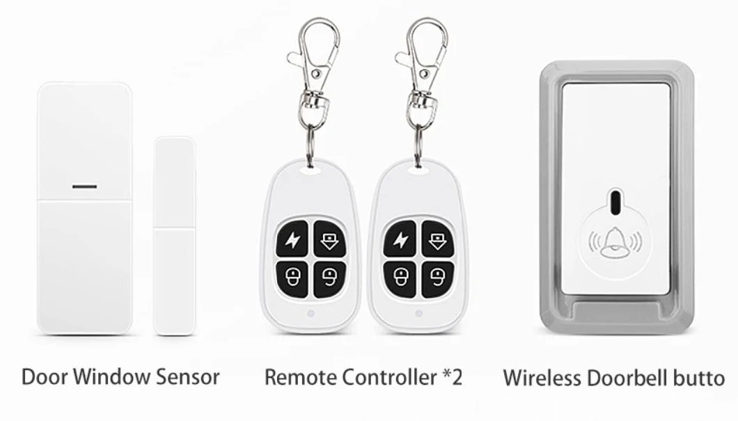 Tuya WiFi Smart Home Security Kit Gateway Hub Door Window Sensor PIR