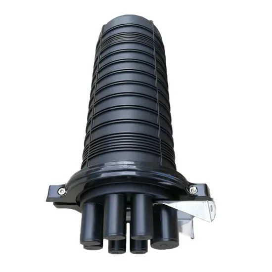 Outdoor Waterproof Horizontal Type Two Inlets Outlets Fiber Optic Splice Wnclosure Box