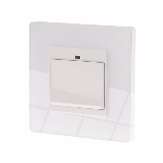 Black EU Bluetooth Wireless WiFi Wall Touch Tuya Smart Electrical Light Switch with Tempered Glass
