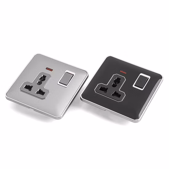S3 Modern UK Acrylic Dimmer Switch WiFi Smart Home Light Switch Socket Wall Sockets with USB C