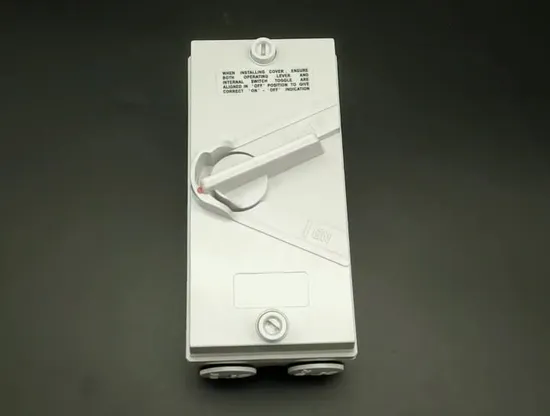 Customized Logo Brand Electrical Single Phase Outdoor Weatherproof Switch Outlet