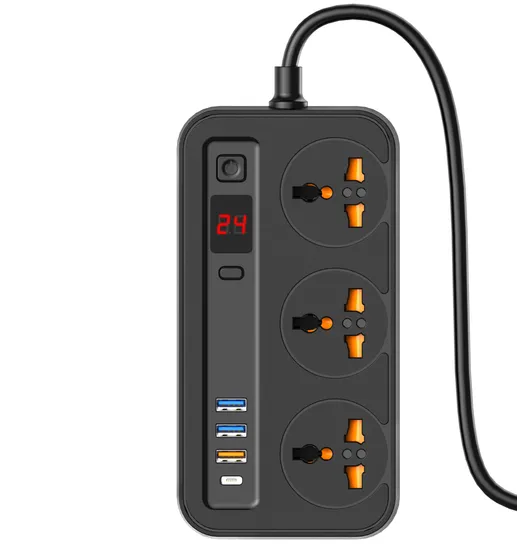 Smart 6 Outlet US Style &nbsp;Power Strip with USB Socket