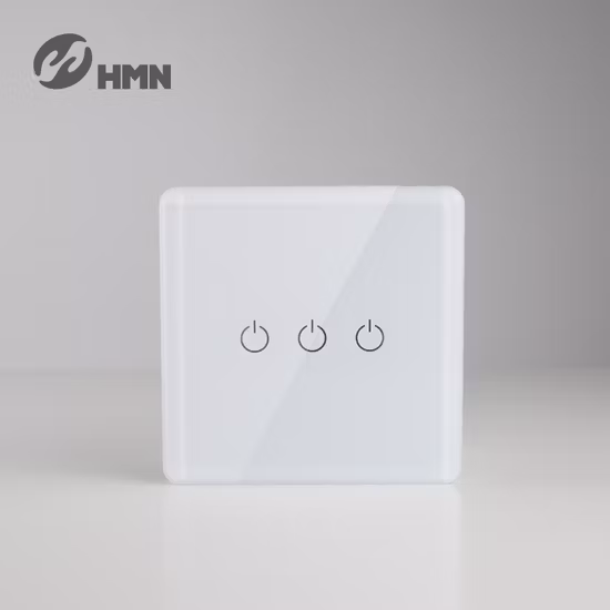 EU Standard Wall WiFi Light Switch, Touch Remote Control Switch with Amazon Alexa Google for Smart Home Wireless Switch