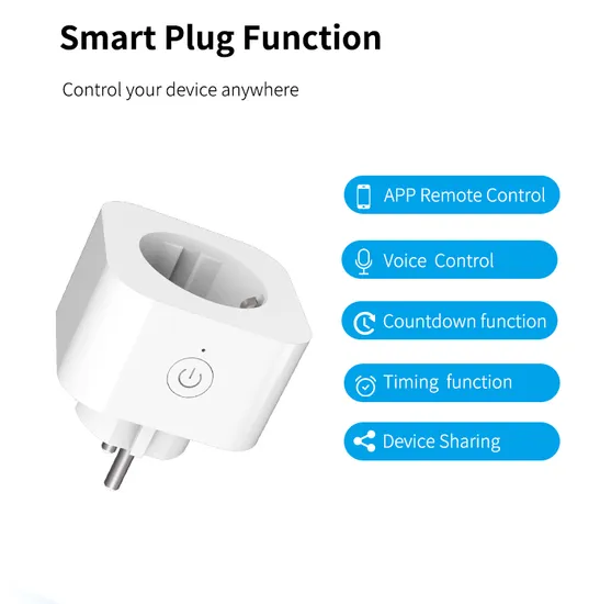 Zigbee Tuya Smart Plug Power Monitoring Mini Smart Socket EU 