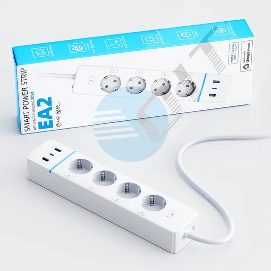 EU Socket Smart Plug Outlet with Fast Charging and Safety Features 