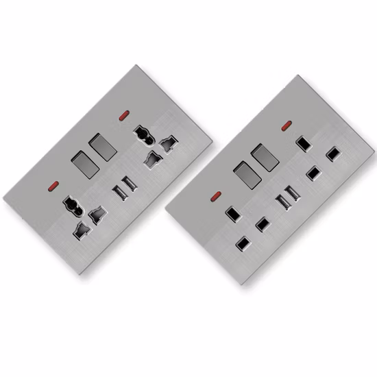 W1 Plug Socket WiFi Power Switch Smart Home WiFi Ultrathin Wall Switch 13A Wall Socket Switches and Socket