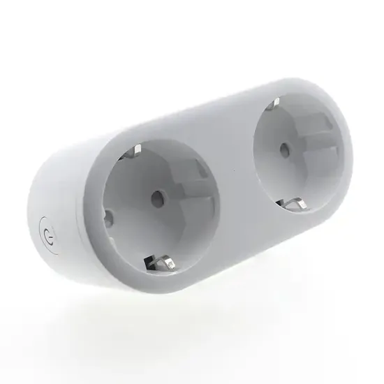 EU Work with Alexa and Google Home Alexa Dual WiFi Plug
