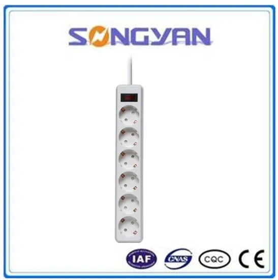 Multiple Extended Socket Smart Switch Surge Protector Power Strip (REXF6W) 