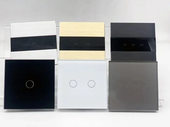 Wireless Light Switch No Neutral Glass WiFi Zigbee Wall Touch Smart Switch